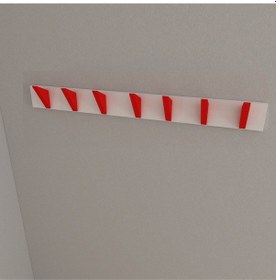 Resim Hepsi3boyutlu Modern Duvar & Kapı Kanca Askılık - 7 Adet Kırmızı Kanca Askılık - Model No : 5 Kırmızı 
