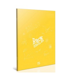 Resim Back A5 80 Yaprak Tel Dikişli Plastik Kapak Defter 4995 Kareli Sarı 