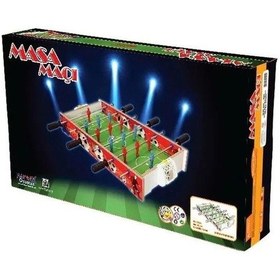 Resim Çocuk Ahşap Orta Masa Maçı Oyunu Langırt 