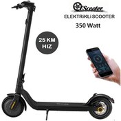 Resim Gold 350 W 8.5" E-Scooter Bluetooth'lu Siyah Elektrikli Scooter Citymate