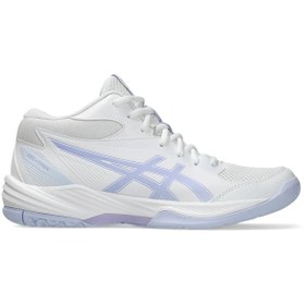 Resim Asics Gel-Task Mt 4 Kadın Beyaz Voleybol Ayakkabısı 1072A105-104 