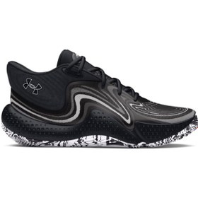 Resim Under Armour Spawn 6 Mid Erkek Siyah Basketbol Ayakkabısı 3027647-001 