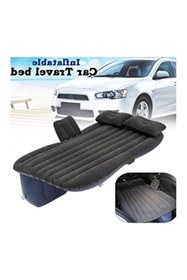 Resim markentegra Şişme Araba Koltuk Yatağı - Siyah Renk 