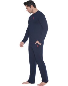 Resim Erkek Lacivert Pijama Takım Lacivert 