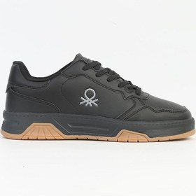 Resim Benetton 11219 İthal Memory Foam Erkek Spor Ayakkabı 267800001814 01 Siyah Siyah 