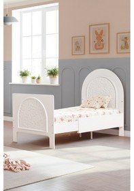 Resim Mdf Beşik, Garden Büyüyen Beşik 90x130 - Garden Karyola 90x190 Beyaz 