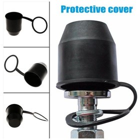 Resim "evrensel Siyah Tow Hitch Ball Cover - Çekme Topları Ve Römork Güvenliği İçin Koruyucu Kapak" 