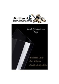 Resim Asetat Kağıdı Pvc A3 25 Adet 100 Micron Fotokopi Asetatı Şeffaf A3 Kağıdı 29.7x42 Projektör Tepegöz Çok Renkli 