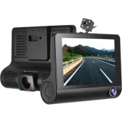 Resim Wevolt MB-400 3 Kameralı 4 Inç 1080P Yol Kayıt Kamerası Geri Vites Araç Içi Kamera Gece Görüşlü. Araç Kamerası. 
