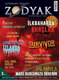 Resim ZODYAK ASTROLOJİ YAYINCILIK Zodyak Astroloji Dergisi Sayı 3 