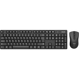 Resim Philips SPT6602B/62 Kablosuz Siyah Klavye Mouse Seti 