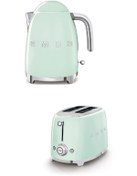 Resim Smeg Pastel Yeşil Kettle Ve 2x1 Ekmek Kızartma Makinesi Seti Klf03-tsf01pgeu 