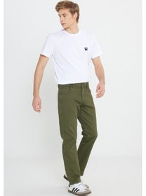 Resim Wrangler Texas Slim Fit Erkek Jean Pantolon W12s004801 Haki 