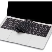 Resim Laptop Macbook Air 13INÇ Klavye Koruyucu (Us To Tr) Touchid&apos;li A1932 ile Uyumlu Siyah 