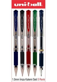 Resim Uniball Signo Broad 1.0 Mm Imza Kalem Seti 5 Adet Um-153 Diğer 