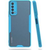 Resim Kılıfist Huawei P Smart 2021 Kılıf Lens Korumalı Hibrit Ince Silikon Kapak 