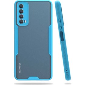 Resim Kılıfist Huawei P Smart 2021 Kılıf Lens Korumalı Hibrit Ince Silikon Kapak 