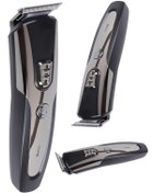 Resim Empressco Siyah Çok Amaçlı Tüy Kısaltma ve Tıraş Makinesi, Ense, Kaş ve Vücut İçin 