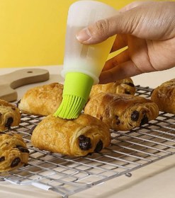 Resim Genel Markalar Fırın İçin Fırçalı Yağdanlık Üzerinde Miktarı Olan Slikon Fırçalı Yağdanlık 