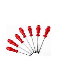 Resim Mıknatıslı Düz Yıldız Tornavida Seti - 7 Parça - 9088878952288ynt 