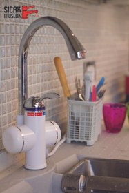 Resim Allians Elektrikli Ani Su Isıtıcı, Termal Şofben, Lavabo Monteli, Hızlı Isıtıcı 