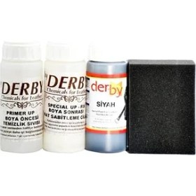 Resim Derby Deri Boyası 4'lü Set Mont Deri Direksiyon Koltuk 100 ml 