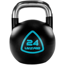 Resim LP8042-24 24 KG Çelik Müsabaka Siyah Kettlebell 