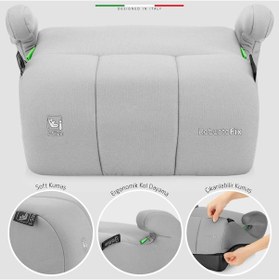 Resim Elele Robustofix I-size Yükseltici Oto Koltuğu İsofix 125-150 Cm 15-36 Kg Yeşil 