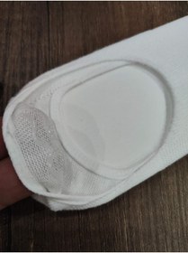 Resim erceys Çocuk Babet Çorap 4 Çift Penye Pamuklu Burun Dikişsiz Kaliteli Slikon Bantlı Görünmez Çorap 