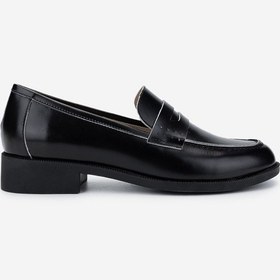 Resim Valmenti Kadın Hakiki Deri Siyah Loafer Ayakkabı 1120 598640 Bn Ayk Y25 Sıyah Siyah 