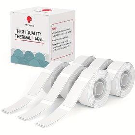 Resim 3/8" X 1 1/2" (12mm X 40mm) Phomemo D30 Termal Kendinden Yapışkanlı Etiket, Siyah Üzerine Beyaz, 160 Etiket/Rulo, 3 Rulo, Pilsiz, Elektronik Bileşen veya Anakart Yok, Phomemo Q30 Q30S Q31 Q32 D30 D35 Etiket Yazıcısı ile Uyumlu, Ev, Ofis, Okul için 