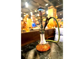 Resim Nargile Store Ay Yıldız Pirinç Kahveci Nargile Takımı(Şişe + Ser + Tepsi + Naimi Marpuç + Toprak Lüle)Dahil 