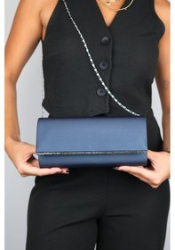 Resim Luvi Shoes Marıa Laci Saten Platin Taşlı Kadın Abiye Çanta Çok Renkli 