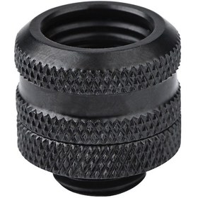 Resim Vkemall Bilgisayar Su Soğutma 14mm Katı Boru Bağlantısı Siyah - Üç Katmanlı Mermerli Bakır Malzeme, Sızıntı Engeli, Kolay Kurulum 