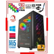 Resim Zeiron Ares ZX10 Intel Core I5-13400F 16GB Ddr4 Ram 1tb M.2 Nvme SSD 8gb 256BIT RX580 Oyuncu Masaüstü Bilgisayar 