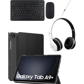 Resim Samsung Glaxy Tab A9+ 8 GB 256 GB Tablet+Kılıf Klavye+Mosue+Kulaklık+Kalem 