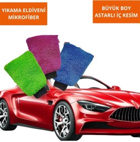 Resim Ebrayn Oto Yıkama Mikrofiber Eldiven 