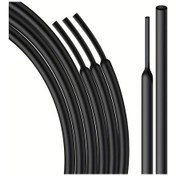 Resim Xuweiwei 6mm Siyah Isıl Çekme Tüp - Endüstriyel Elektrik Koruması, Aşınmaya Dayanıklı 