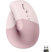 Resim logitech Lift Kablosuz Ergonomik Dikey Rose Mouse 910-006478 