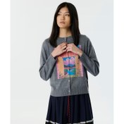 Resim Twist Görsel Baskılı Kadın Triko Hırka (TW6250050183) 