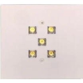 Resim Kuyumcu Aydınlatma Kare Gömme Armatür 5 Cree Ledli Beyaz+günışığı Beyaz 