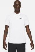 Resim Nike Tenis Tshirt Court Dri-fıt Adv Slam Beyaz Tenis Tişört 