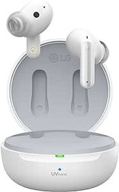 Resim LG Tonsuz DFP8W Kulak İçi Bluetooth Kulaklıklar, Uvnano, ANC, İnci Beyaz 