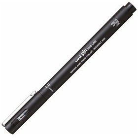 Resim Uni-Ball Pin1.0-200 Fineline Siyah Çizim Kalemi 