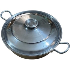 Resim Mobilreyon Alüminyum Kızartma,pilav,karnıyarık,kamp Tavası -kapaklı Tava-28 Cm 4-5 Kişilik Gümüş 