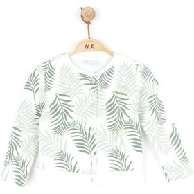 Resim NK Kids kız çocuk baskılı hırka 36221 - EKRU / 5 yaş 