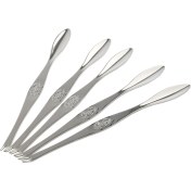 Resim Empoorlium Deniz Ürünleri Aracı Yengeç Kırıcılar Kaşıklar Paslanmaz Çelik Yengeç Soyma Karides Aracı Istakoz Kelepçesi Pense Klips Seçimi - 5 Adet (Yurt Dışından) 