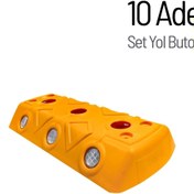 Resim İleri Trafik 10'lu Set Yol Butonu Seti 