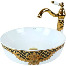 Resim Pure Concept Pure White Gold Kleopatra Çanak Lavabo Tr-296 