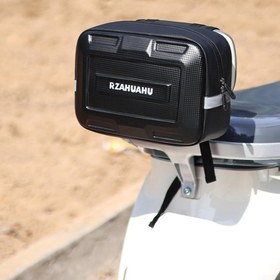 Resim Motosiklet Elektrikli Bisiklet Scooter Çantası Büyük Kapasiteli Arka Bagaj Çanta Heybe Su Geçirmez 